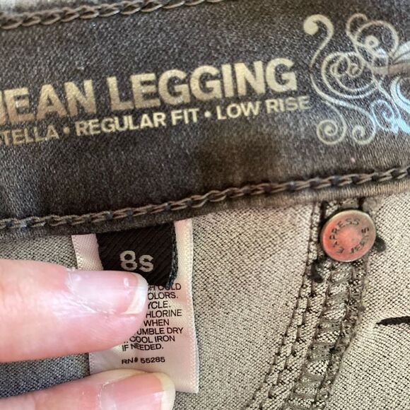 Express grey stella jean leggings size 8S - Picture 11 of 11